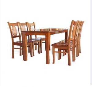 bàn ghế ăn gỗ xoan đào hagl