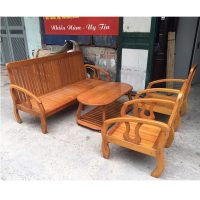 bộ bàn ghế gỗ pơmu hàng đặt đóng