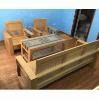 Bộ bàn ghế gỗ sồi Nga