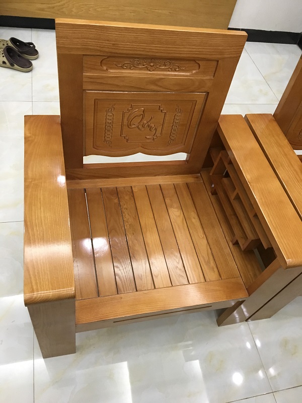 thanh lý bộ bàn ghế gỗ sồi 2